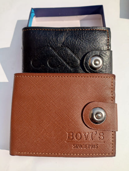 Men Wallet Small Mini Card Holder Male Wallet Pocket Retro purse High quality magnetic lock.