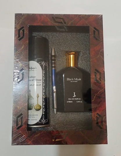 Perfume pen and body spray stylish wooden gift box for men